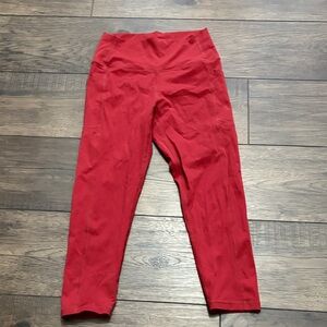 ZYIA Active Red Leggings